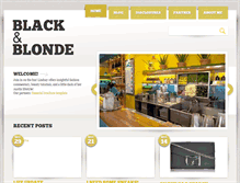 Tablet Screenshot of blackandblondeone.com